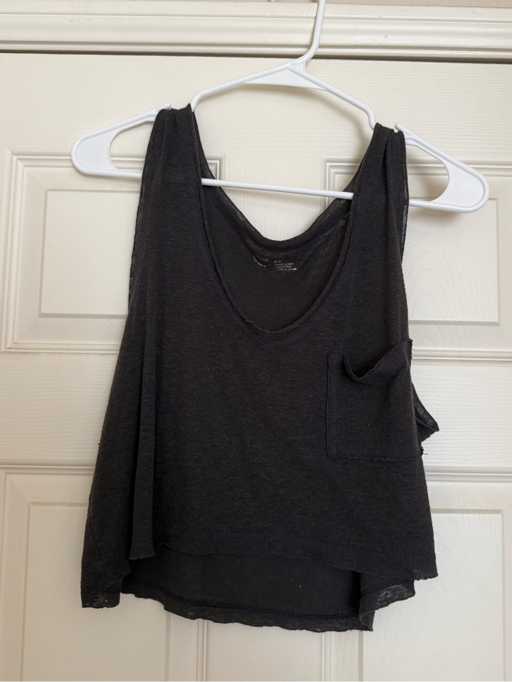 Aerie black flowy top
